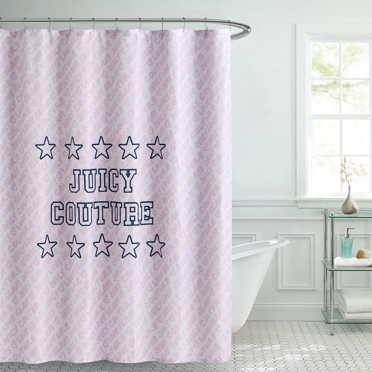 Juicy Couture Star Varsity Single Shower Curtain Wayfair Canada